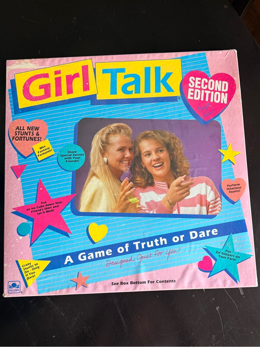 Vintage 90’s  Girl Talk Second Edition Board Game